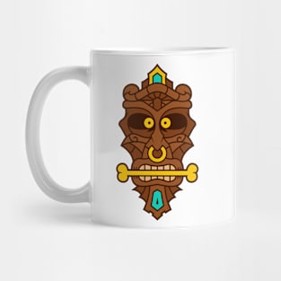 Funny Tribal Tiki Head Mug